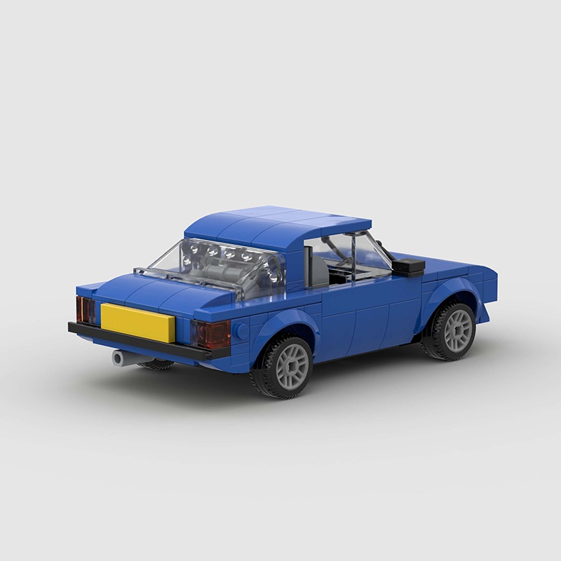 Ford Escort Mk2 RS Rally Car made from lego building blocks