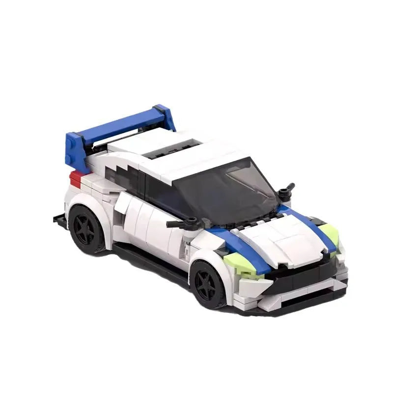 Ford Fiesta WRC made from lego building blocks