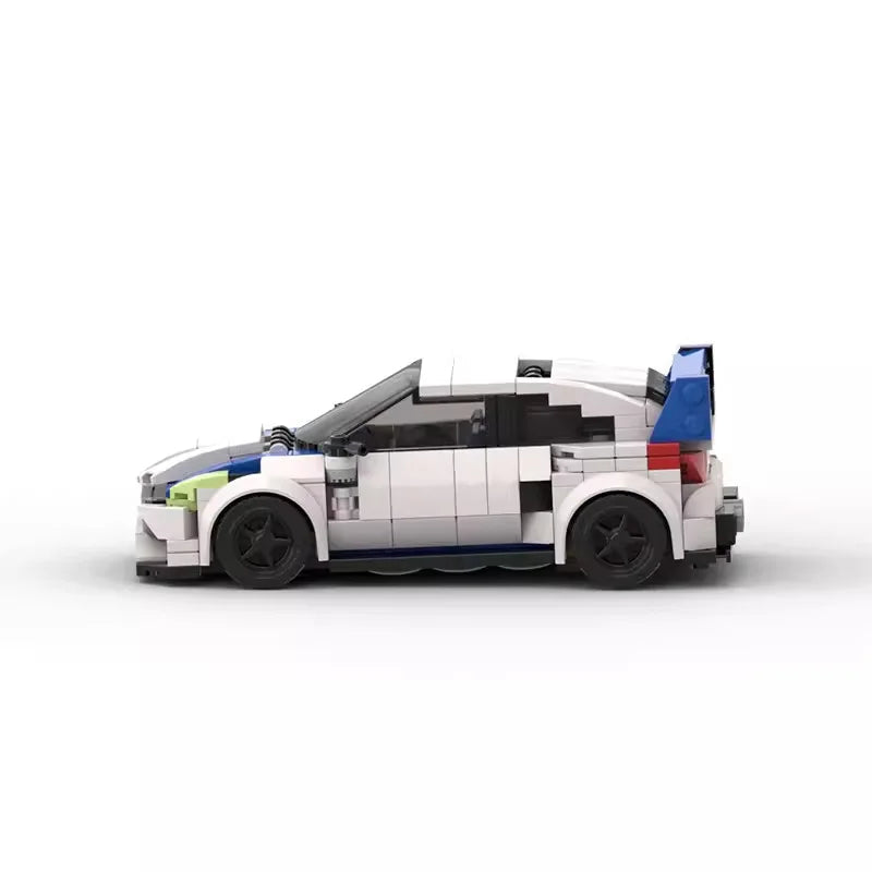 Ford Fiesta WRC made from lego building blocks