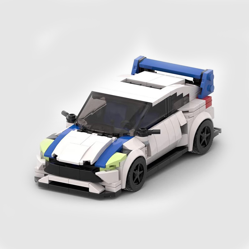 Image of Ford Fiesta WRC - Lego Building Blocks by Targa Toys