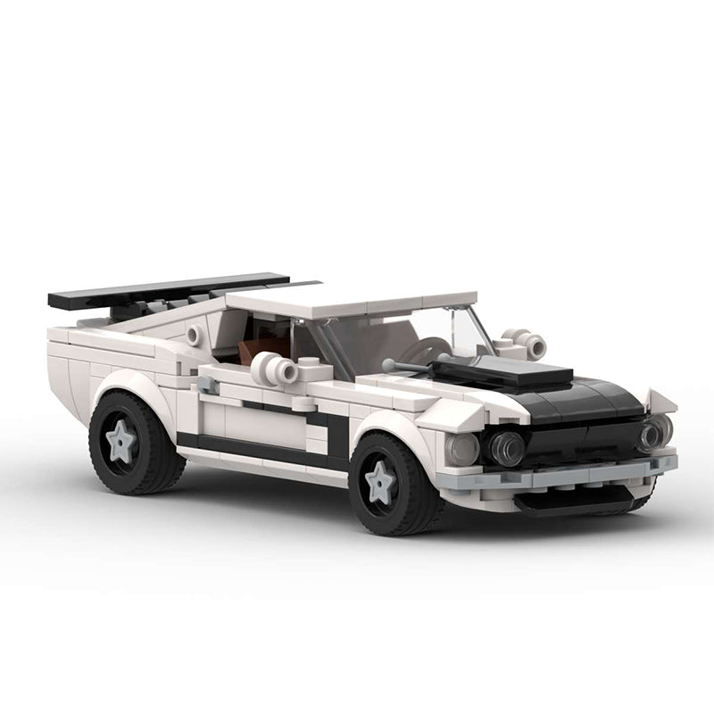 Ford Mustang Boss 1969 made from lego building blocks