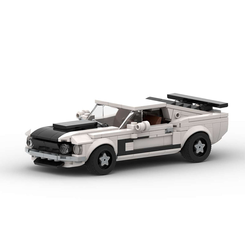 Ford Mustang Boss 1969 made from lego building blocks