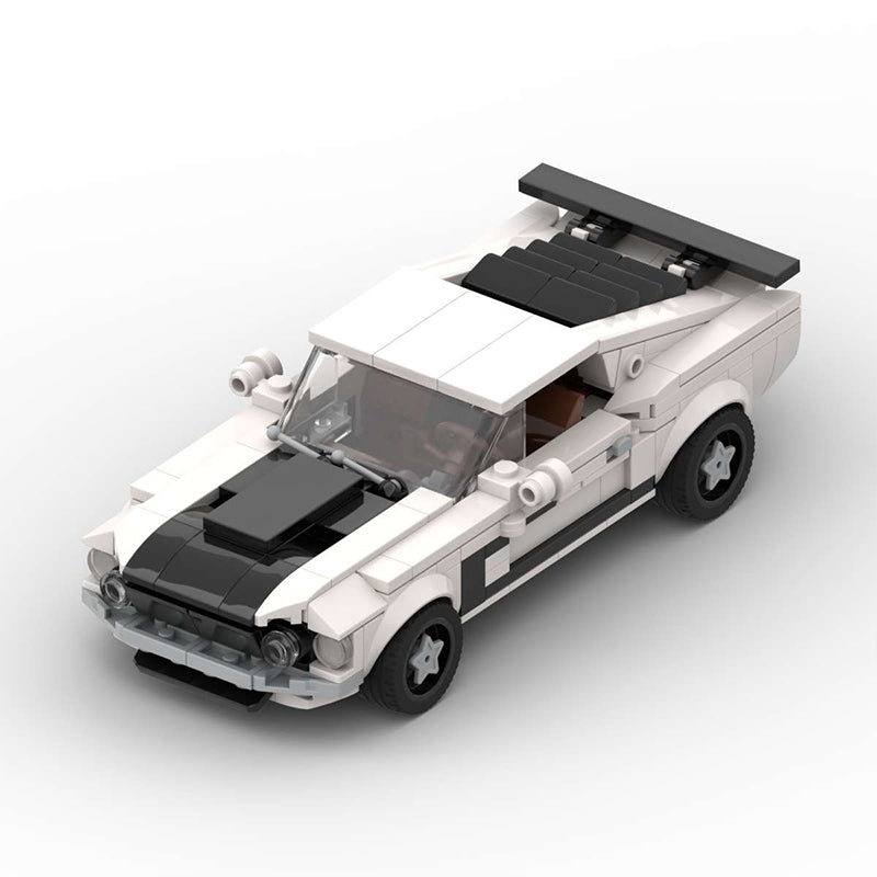 Ford Mustang Boss 1969 made from lego building blocks