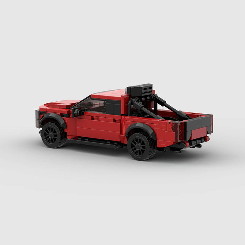 Ford Raptor F150 Explorer made from lego building blocks