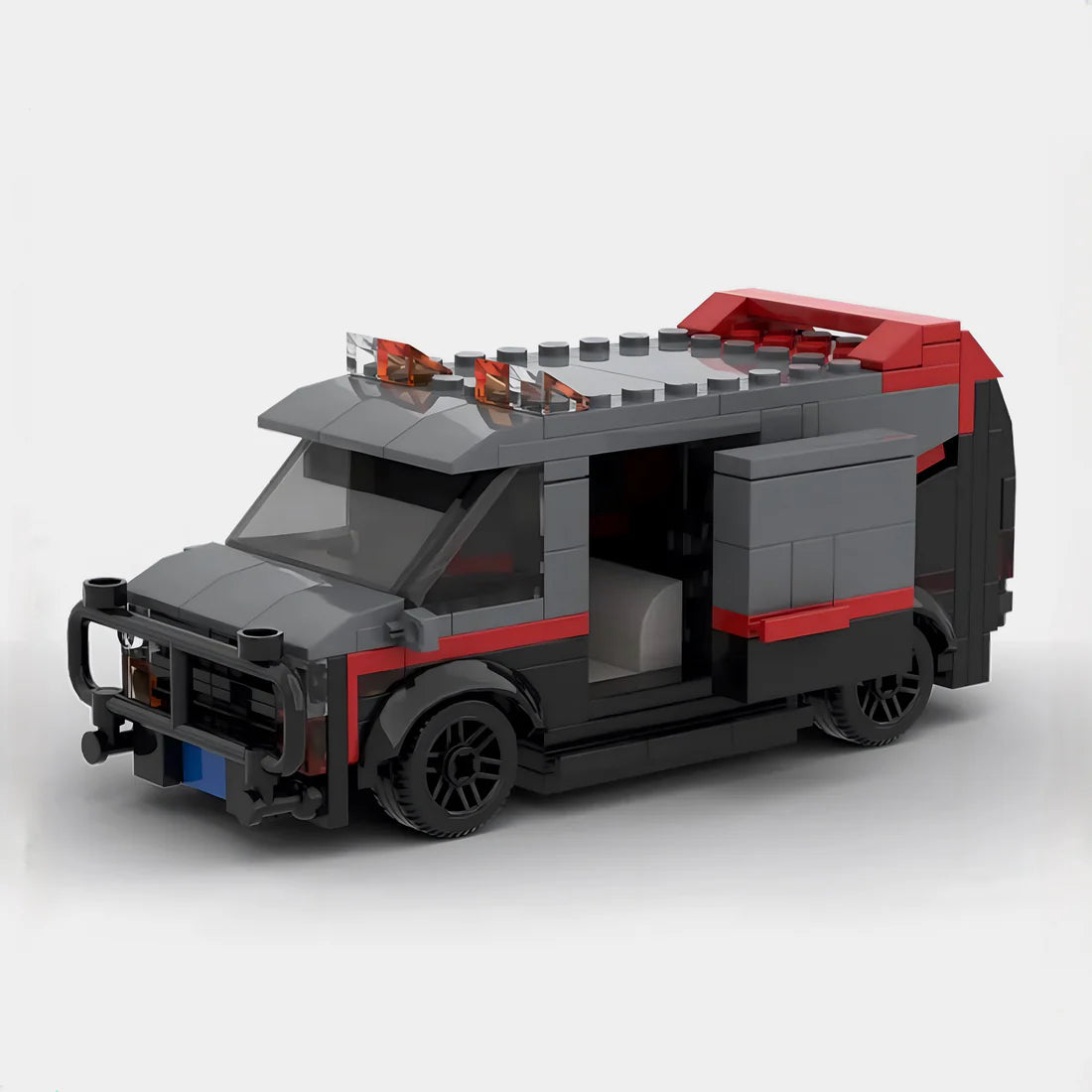 Image of GMC Vandura Cargo Van 1983 - Lego Building Blocks by Targa Toys