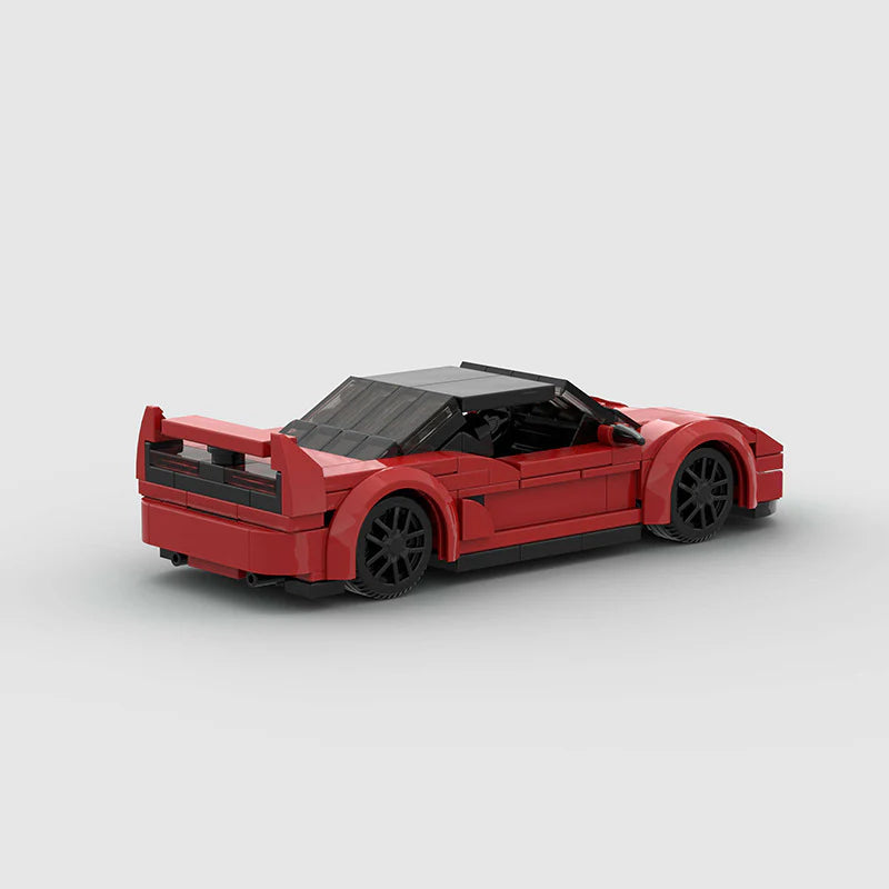 Honda NSX Type R made from lego building blocks