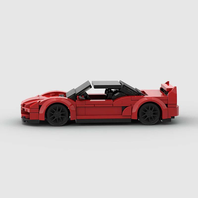 Honda NSX Type R made from lego building blocks