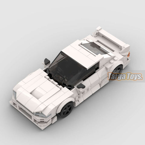 Nissan Silvia S14 made from lego building blocks