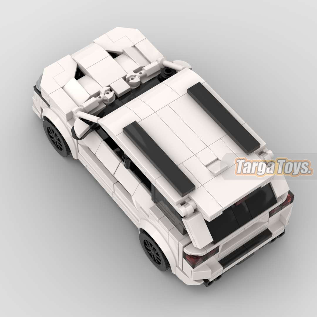 Jeep Trackhawk made from lego building blocks