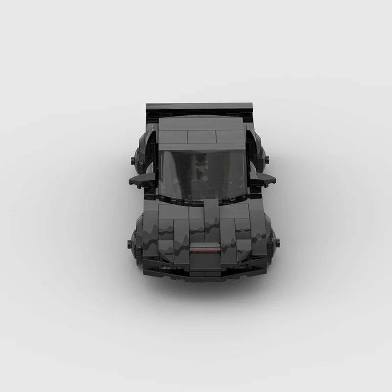 Knight Rider Pontiac Firebird made from lego building blocks