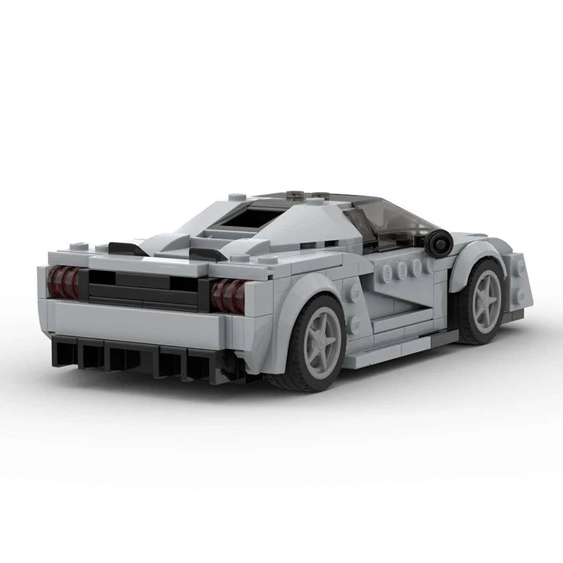 Koenigsegg CC850 made from lego building blocks