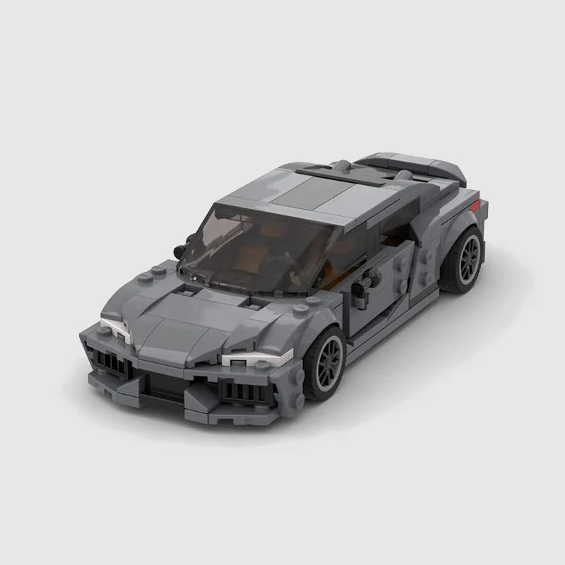 Koenigsegg Gemera made from lego building blocks