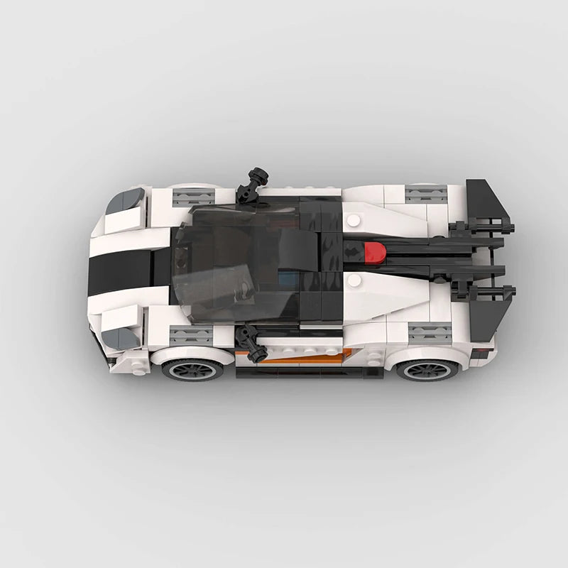 Koenigsegg One made from lego building blocks