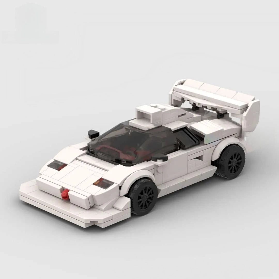 Image of Lamborghini Countach Pike's Peak - Lego Building Blocks by Targa Toys