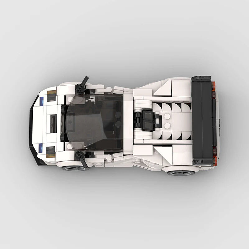 Lamborghini Diablo 1990 made from lego building blocks