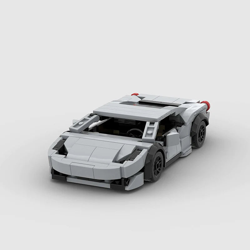 Image of Lamborghini Gallardo Liberty Walk - Lego Building Blocks by Targa Toys