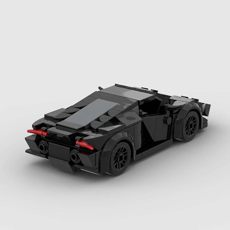 Lamborghini Huracan | Black Edition made from lego building blocks