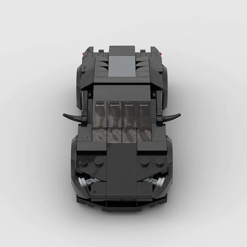 Lamborghini Huracan | Black Edition made from lego building blocks