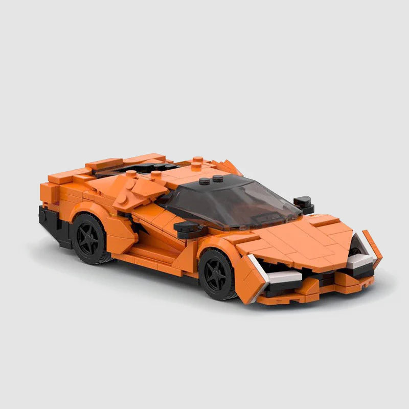 Lamborghini Revuelto made from lego building blocks