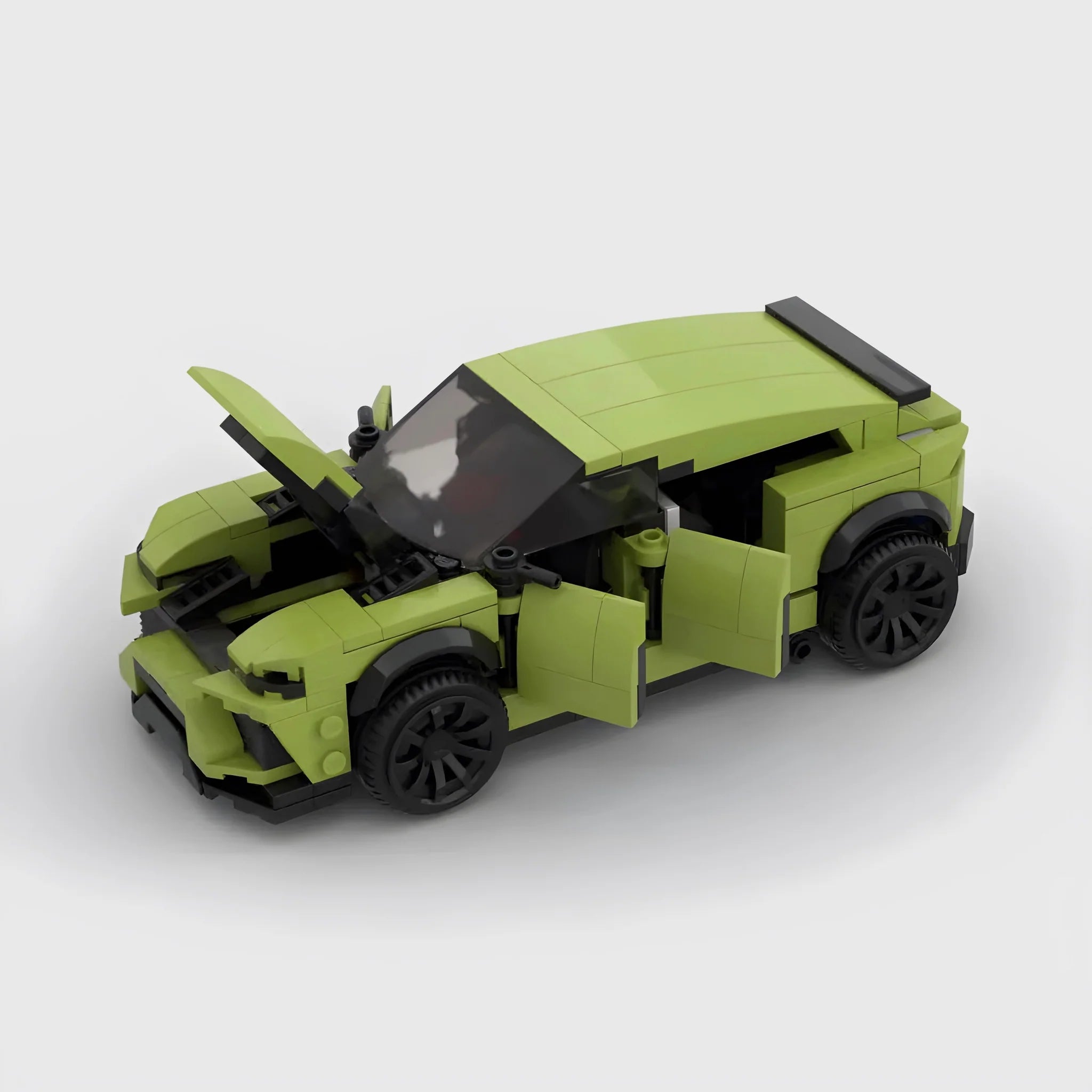 Lamborghini Urus made from lego building blocks