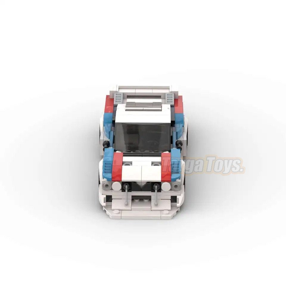 Image of Lancia Beta Montecarlo Turbo Martini - Lego Building Blocks by Targa Toys