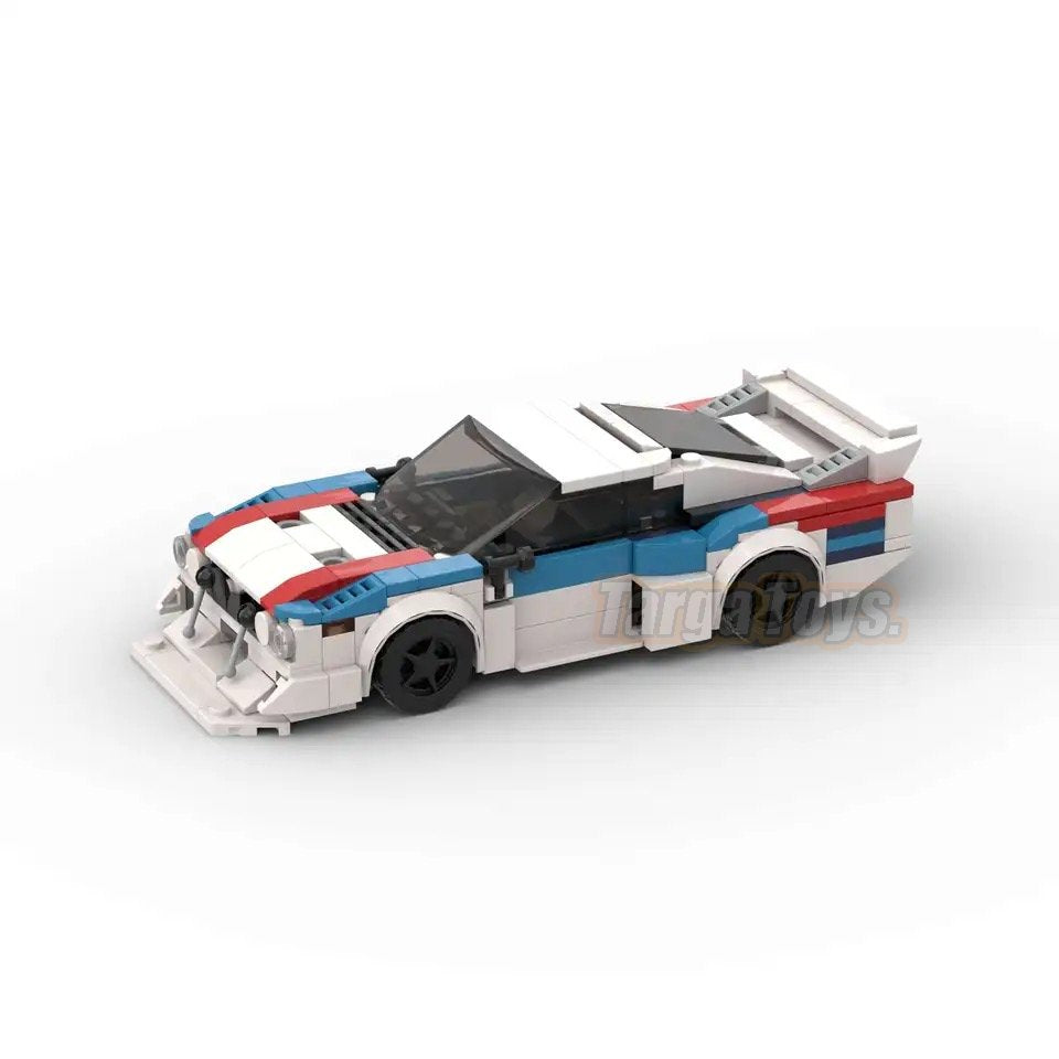 Image of Lancia Beta Montecarlo Turbo Martini - Lego Building Blocks by Targa Toys