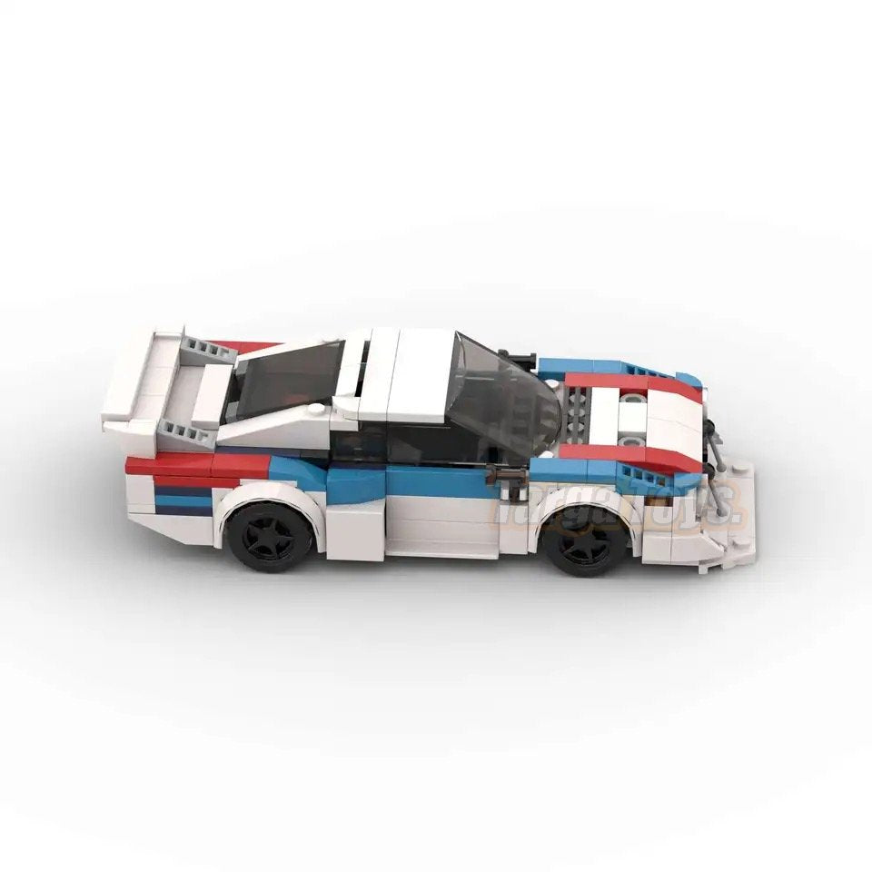 Image of Lancia Beta Montecarlo Turbo Martini - Lego Building Blocks by Targa Toys