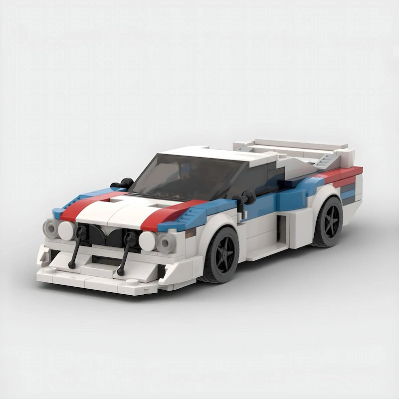 Image of Lancia Beta Montecarlo Turbo Martini - Lego Building Blocks by Targa Toys