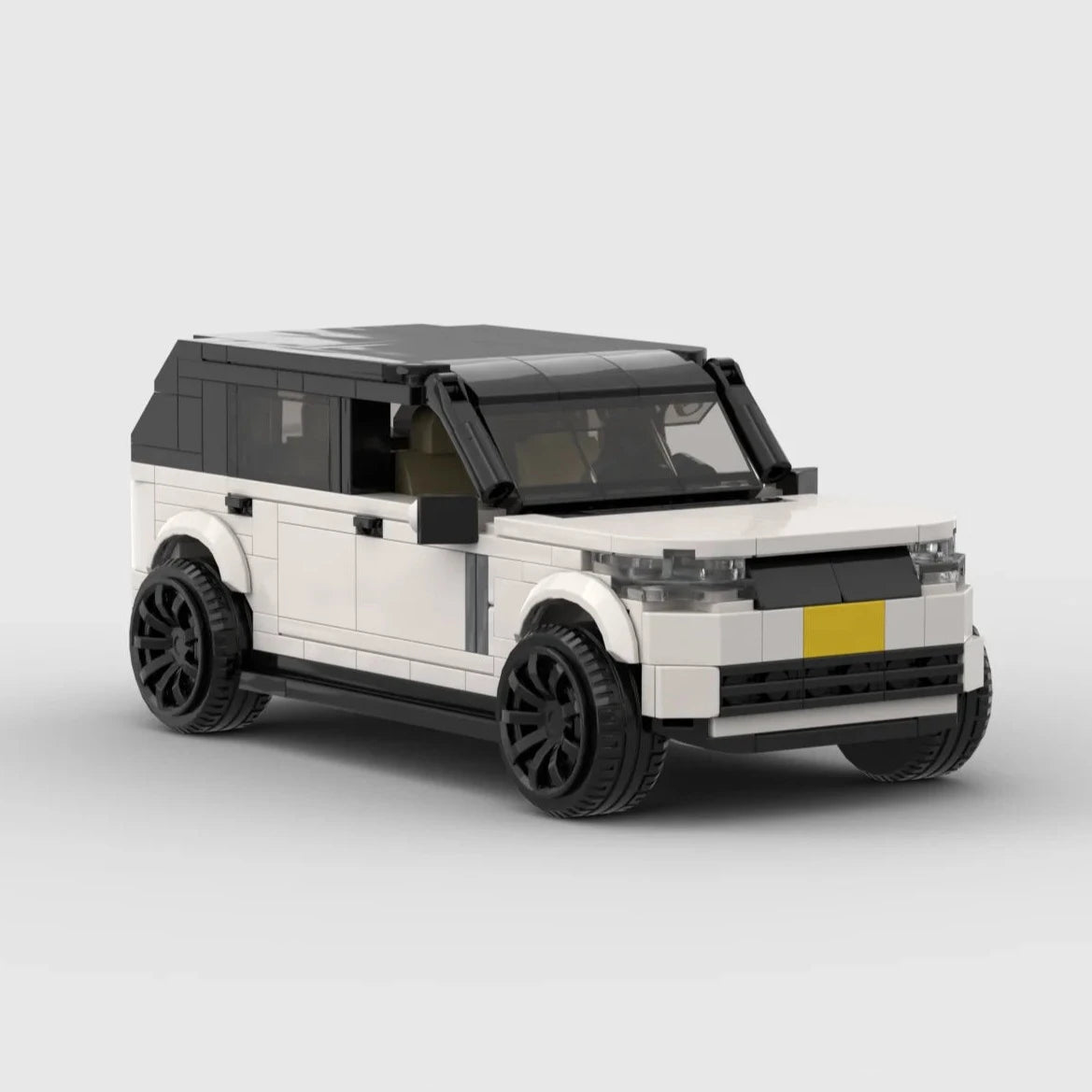 Land Rover Range Rover made from lego building blocks