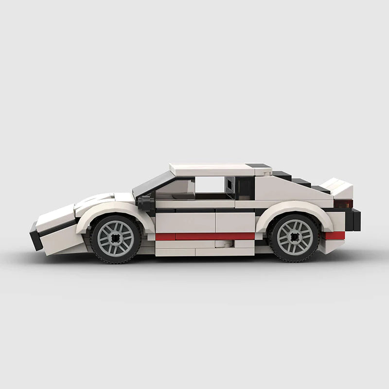 Lotus Esprit made from lego building blocks