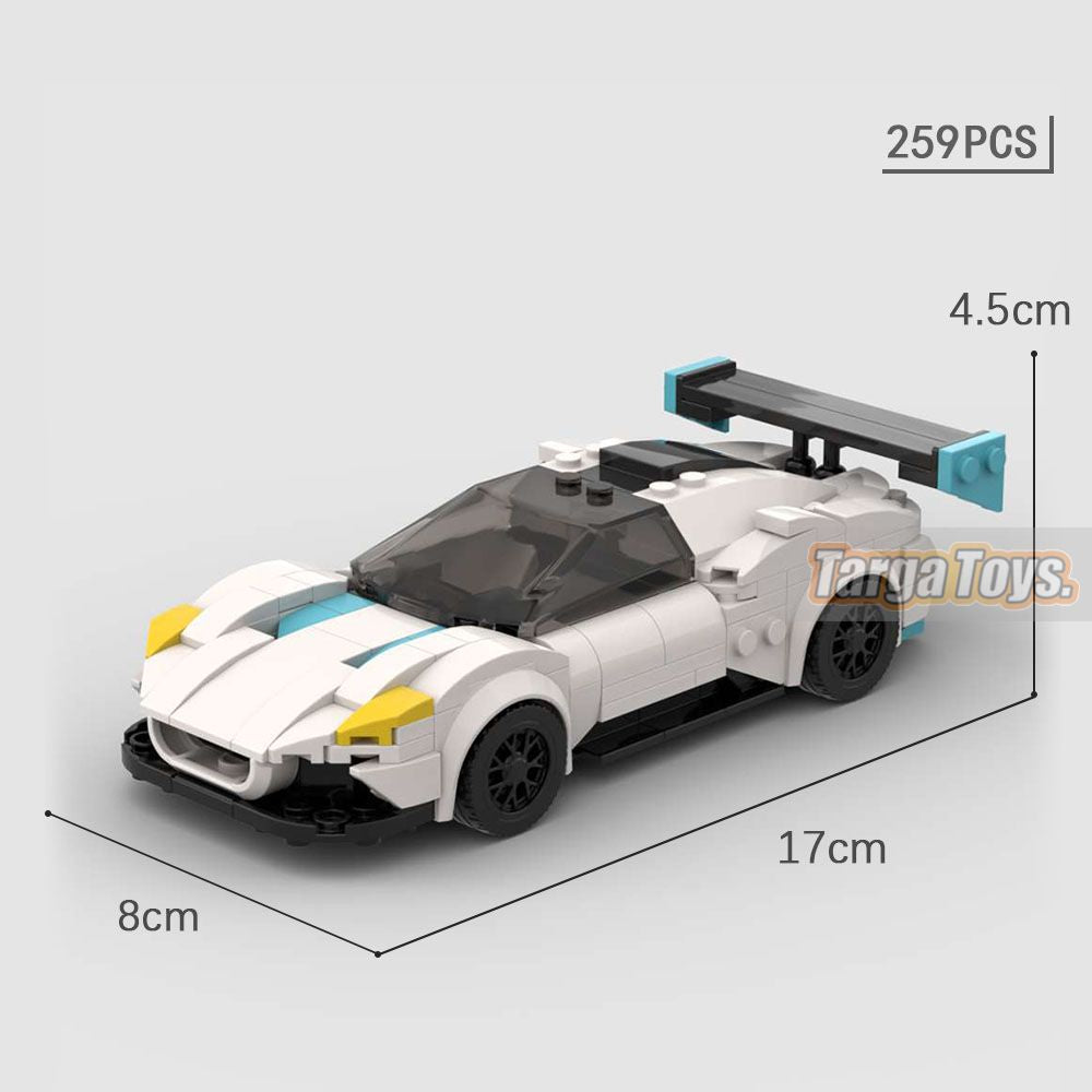 Maserati MC20 GT2 made from lego building blocks