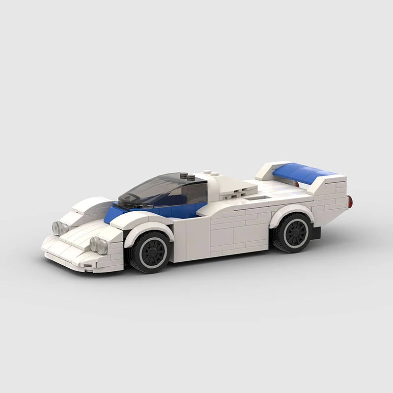 Mazda 757 made from lego building blocks