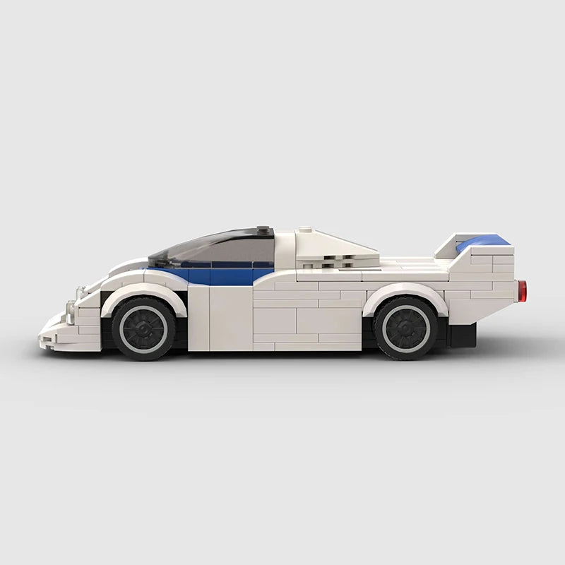 Mazda 757 made from lego building blocks