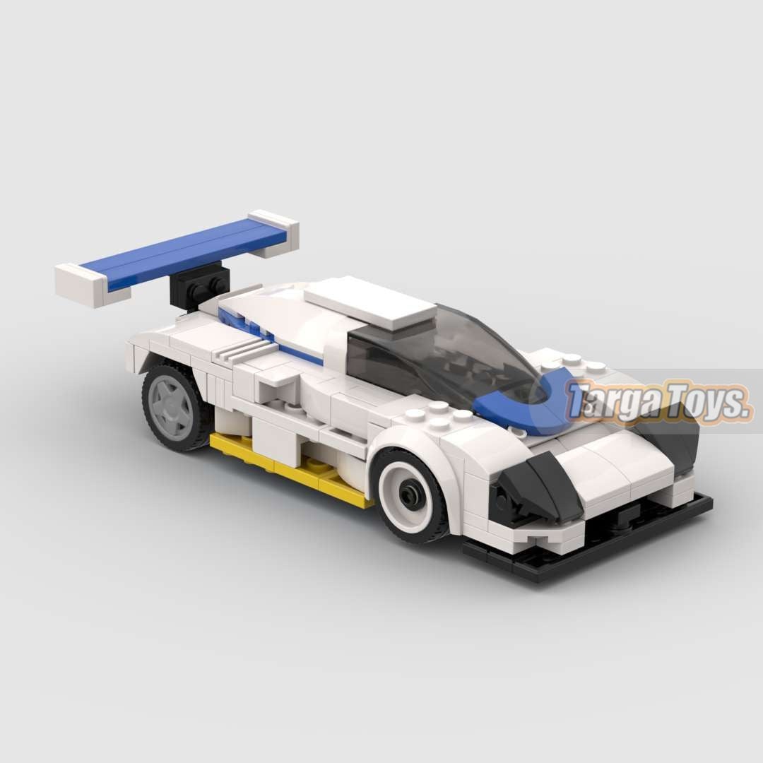 Mazda 787B made from lego building blocks