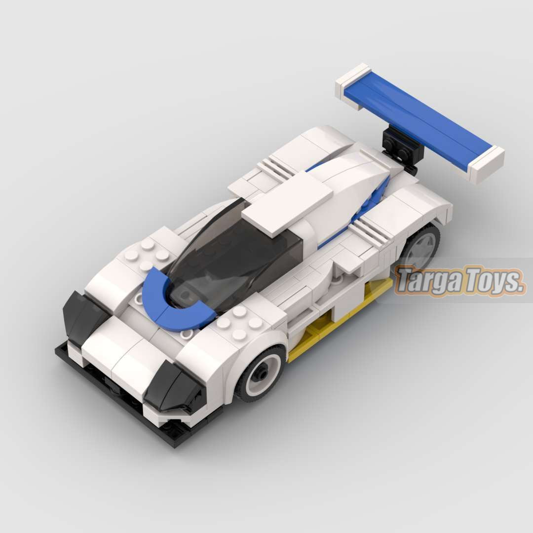 Mazda 787B made from lego building blocks