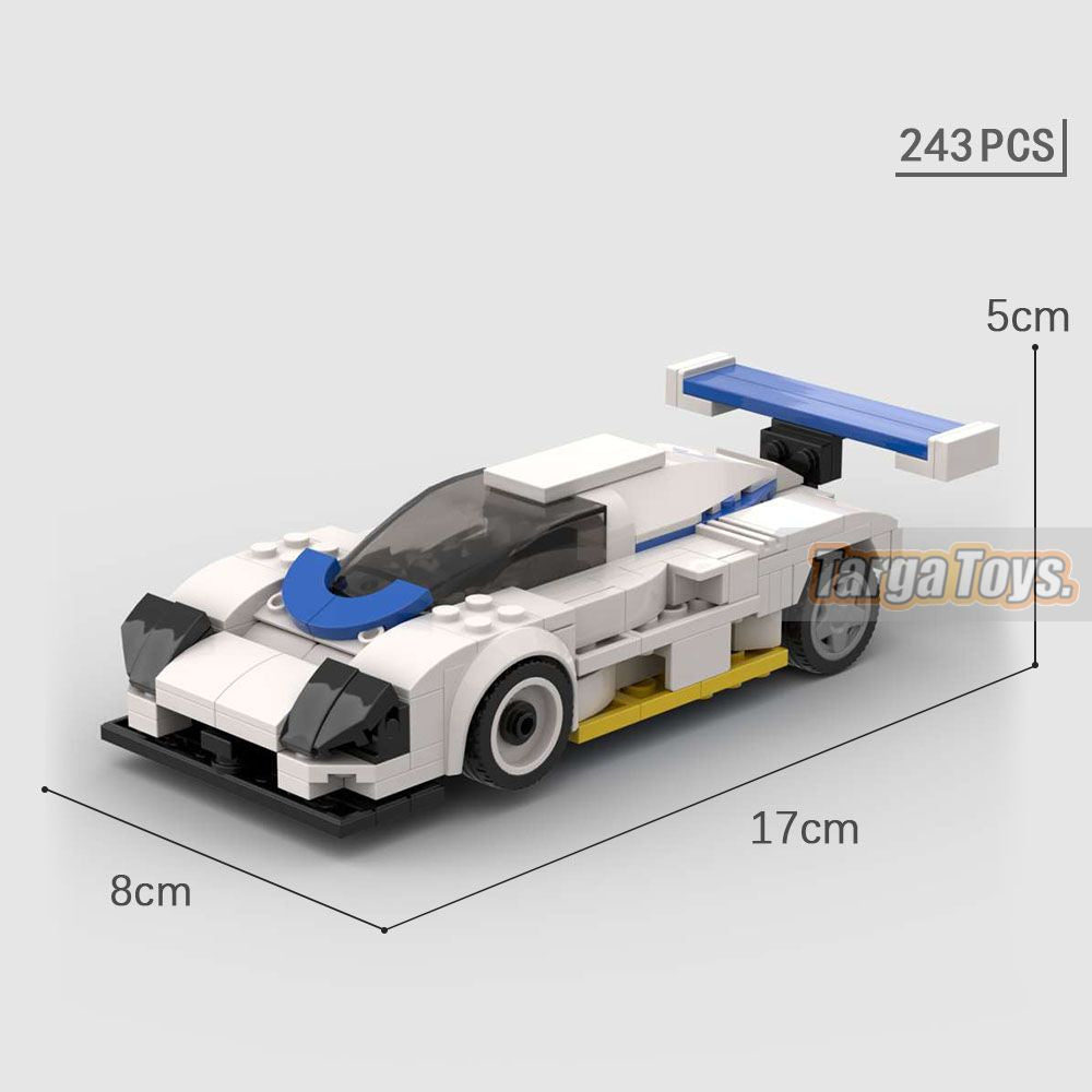 Mazda 787B made from lego building blocks