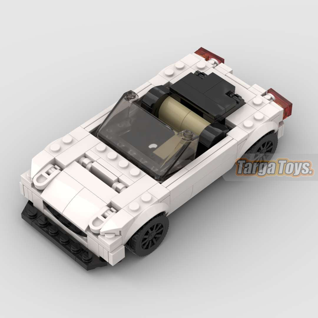 Mazda MX-5 Miata Convertible made from lego building blocks