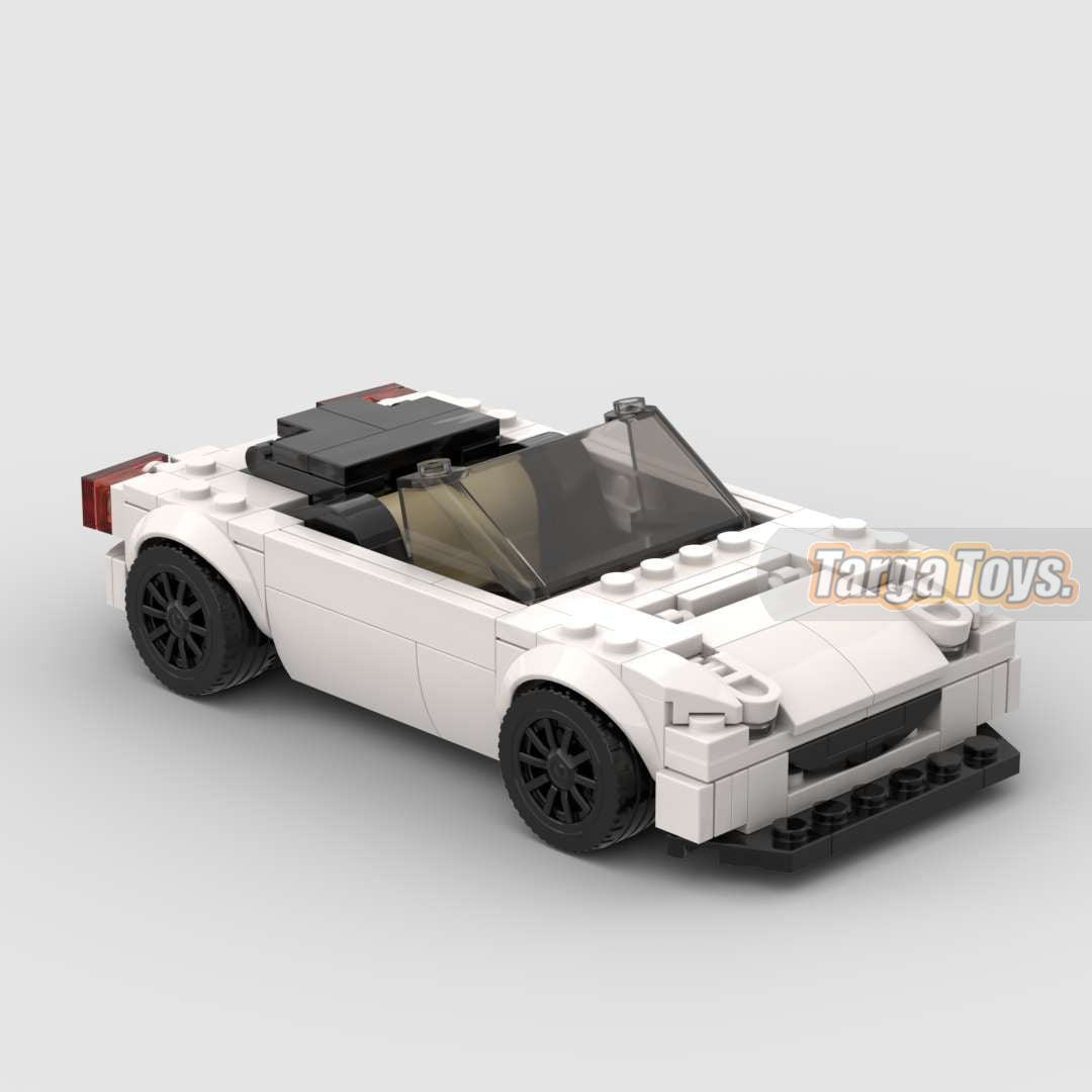 Mazda MX-5 Miata Convertible made from lego building blocks