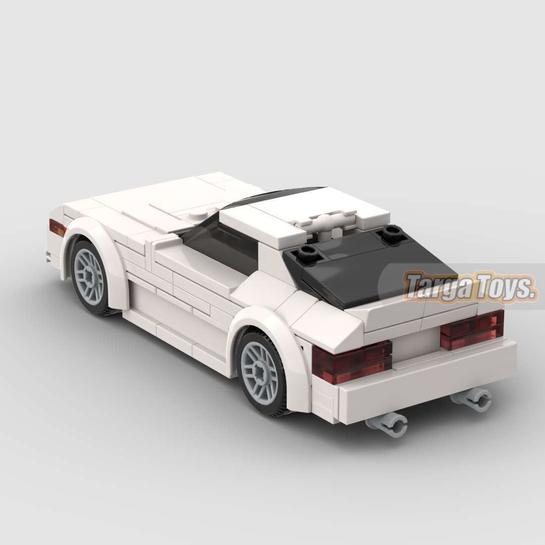 Mazda Savanna RX-7 FC3S Initial D made from lego building blocks