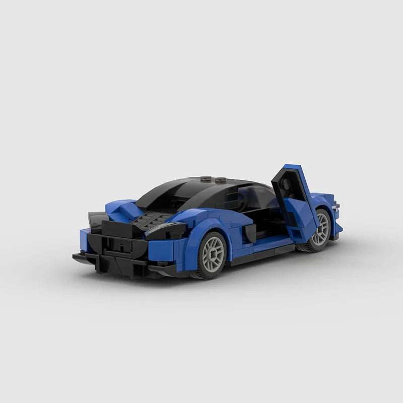 Mclaren 570s made from lego building blocks