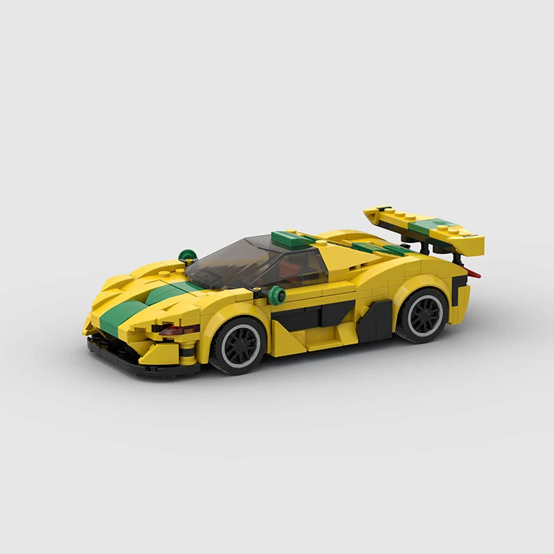 McLaren P1 GTR made from lego building blocks