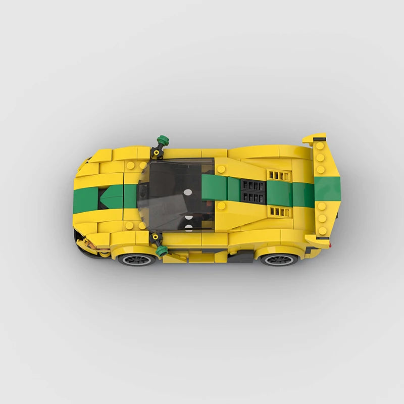 McLaren P1 GTR made from lego building blocks