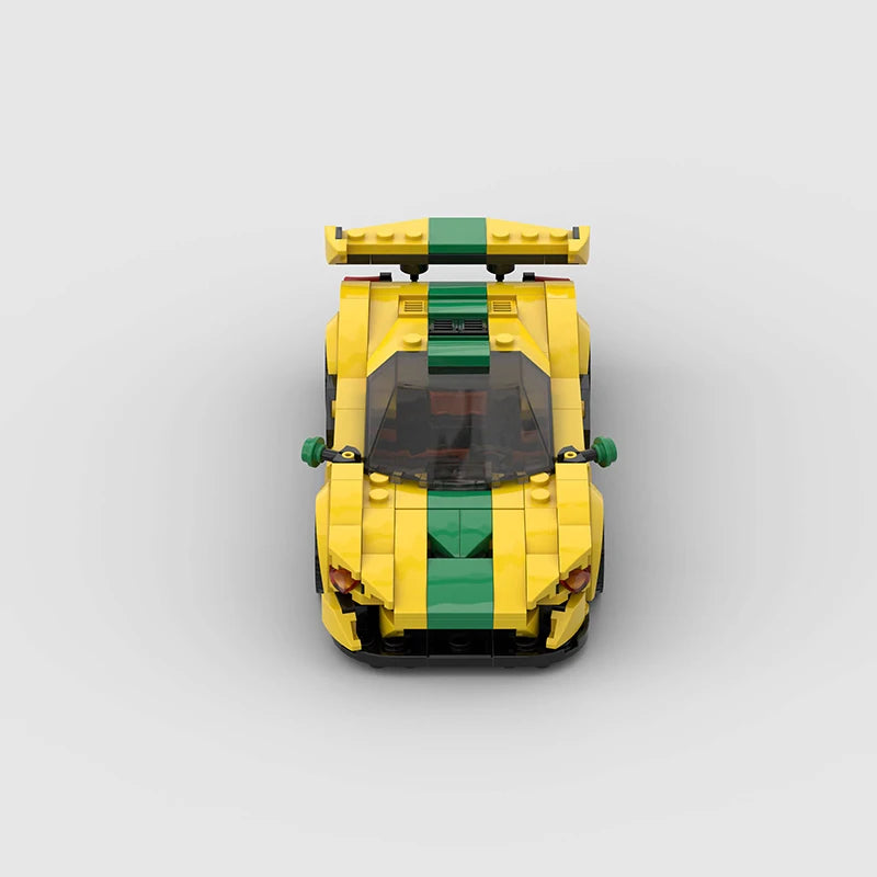 McLaren P1 GTR made from lego building blocks