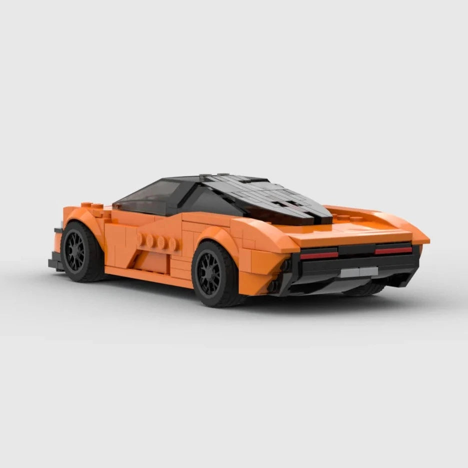 McLaren Speedtail made from lego building blocks