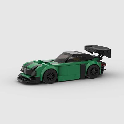 Image of Mercedes AMG GT3 EVO - Lego Building Blocks by Targa Toys