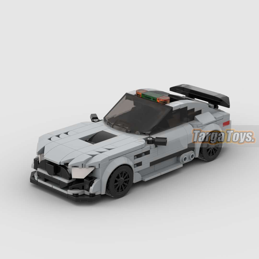 Mercedes AMG GTR Safety Car made from lego building blocks