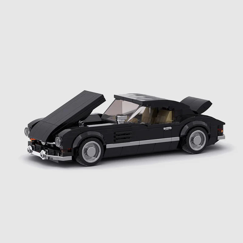 Mercedes-Benz 300SL made from lego building blocks