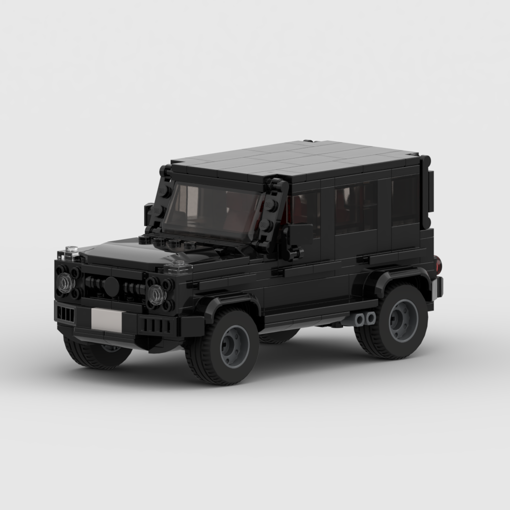 Mercedes-Benz G63 AMG made from lego building blocks