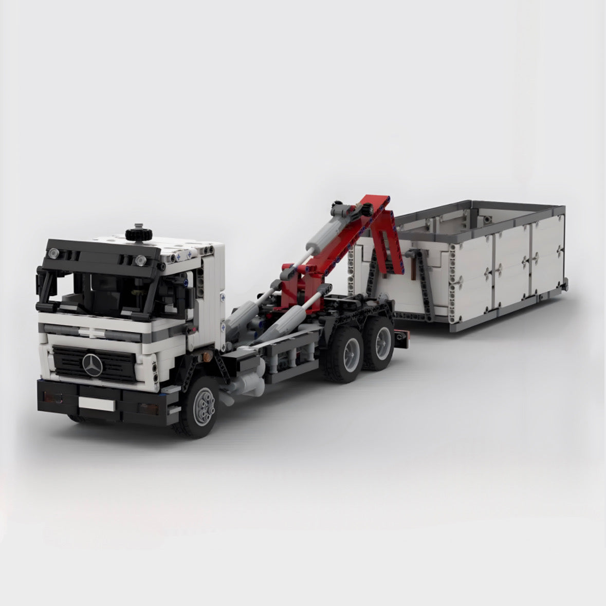 Image of Mercedes-Benz Hook Loader - Lego Building Blocks by Targa Toys