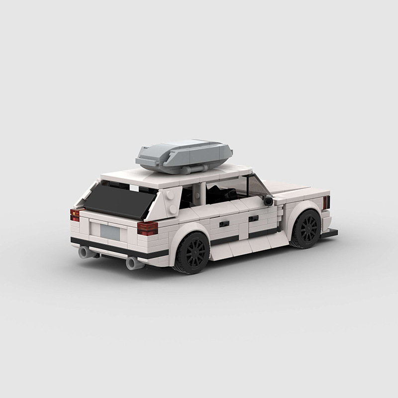 Image of Mercedes-Benz S124 300 TE AMG - Lego Building Blocks by Targa Toys